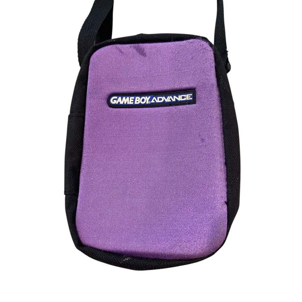Nintendo Game Boy Advance Purple Carrying Case Travel Storage Bag Vintage Y2K - Picture 3 of 13